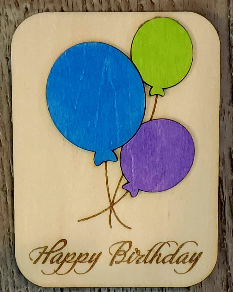 Gift Card Holders - Birthday Ballons PBG image