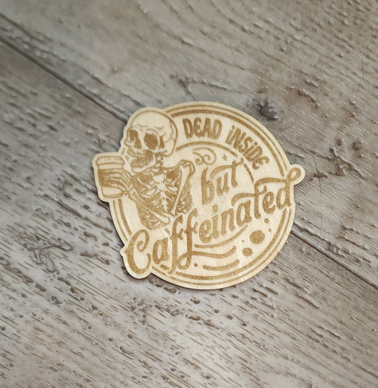 Quirky Skeleton Magnets - Caffeinated image