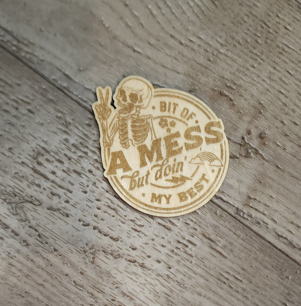 Quirky Skeleton Magnets - A Mess image