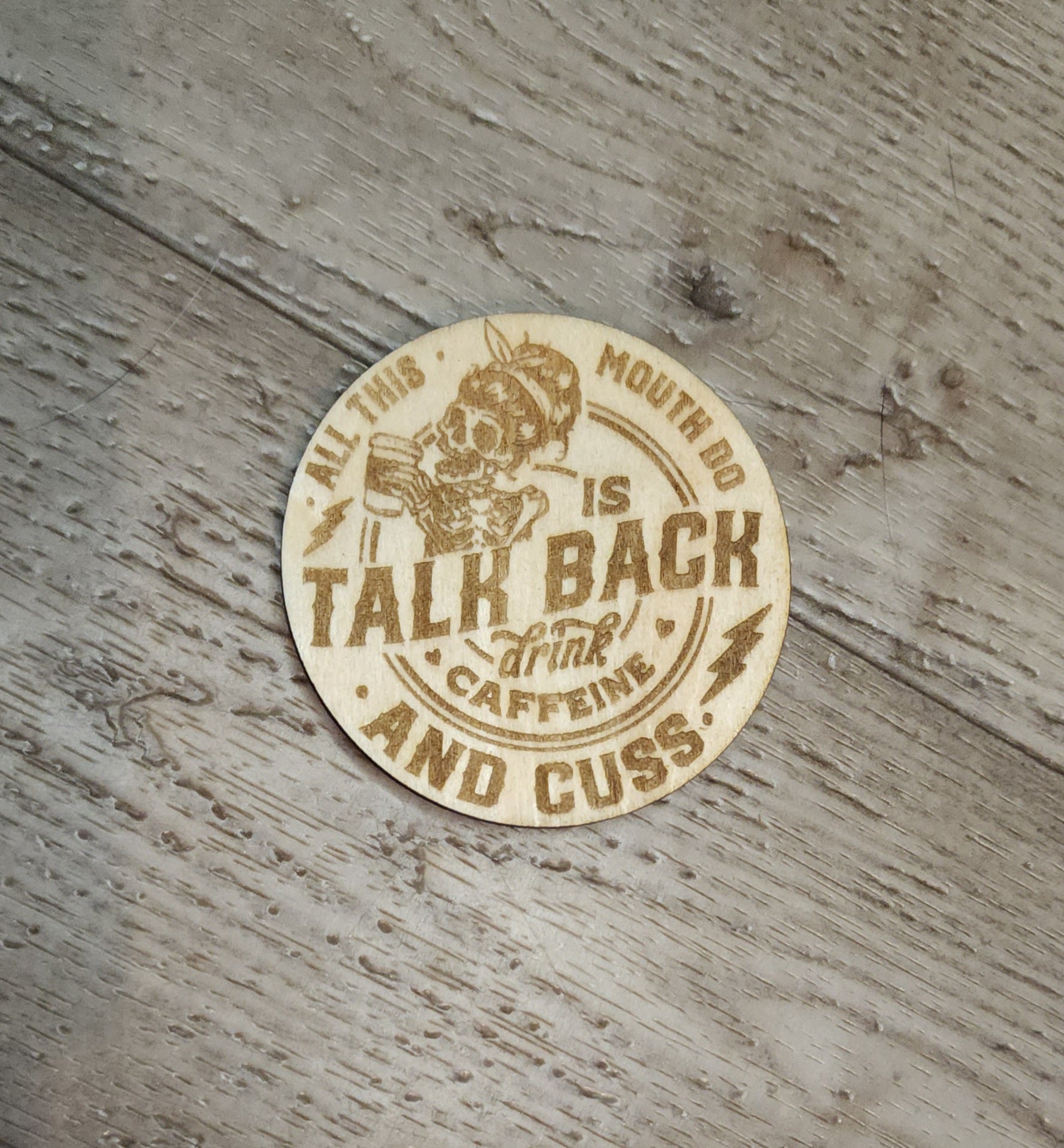 Quirky Skeleton Magnets - Talk Back image