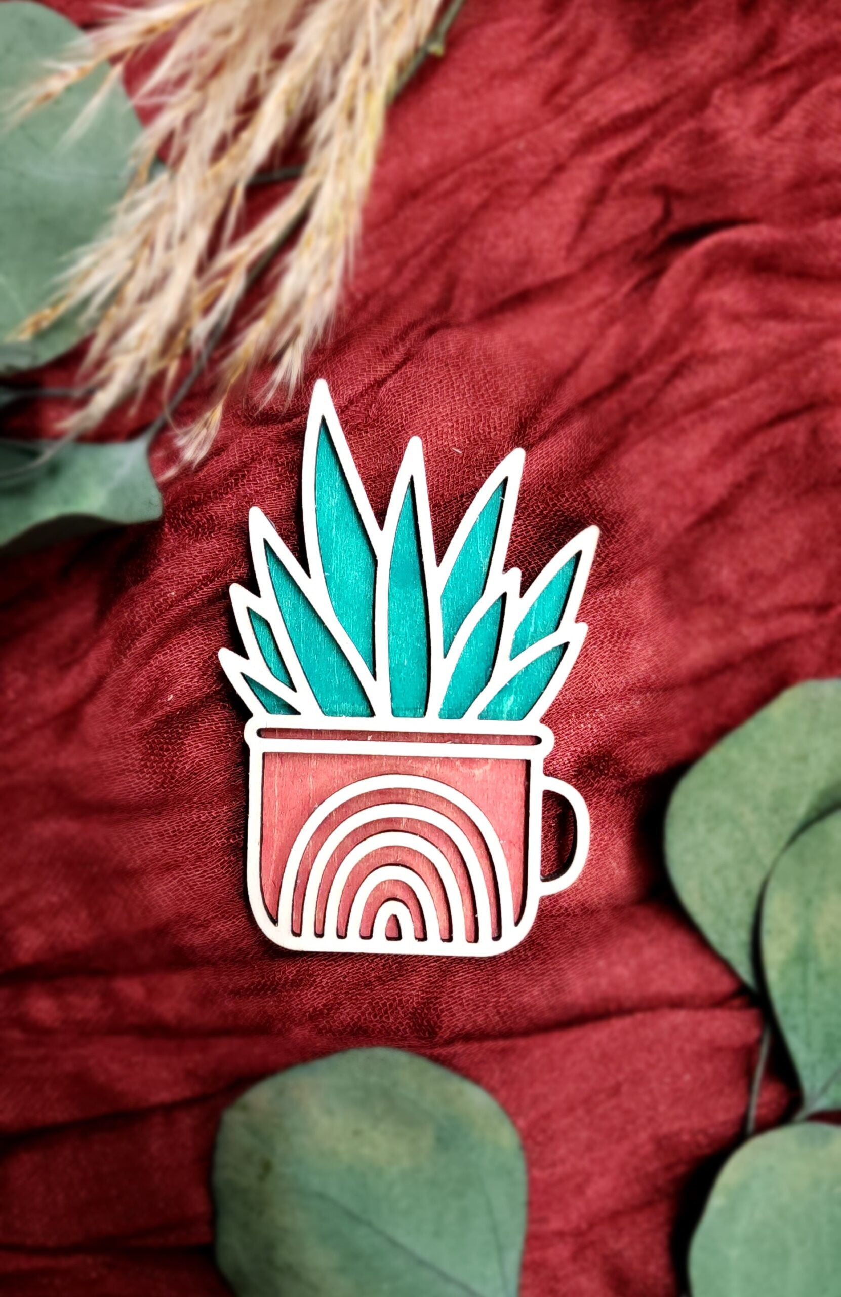 Plant Magnets - Aloe Vera in Cup image