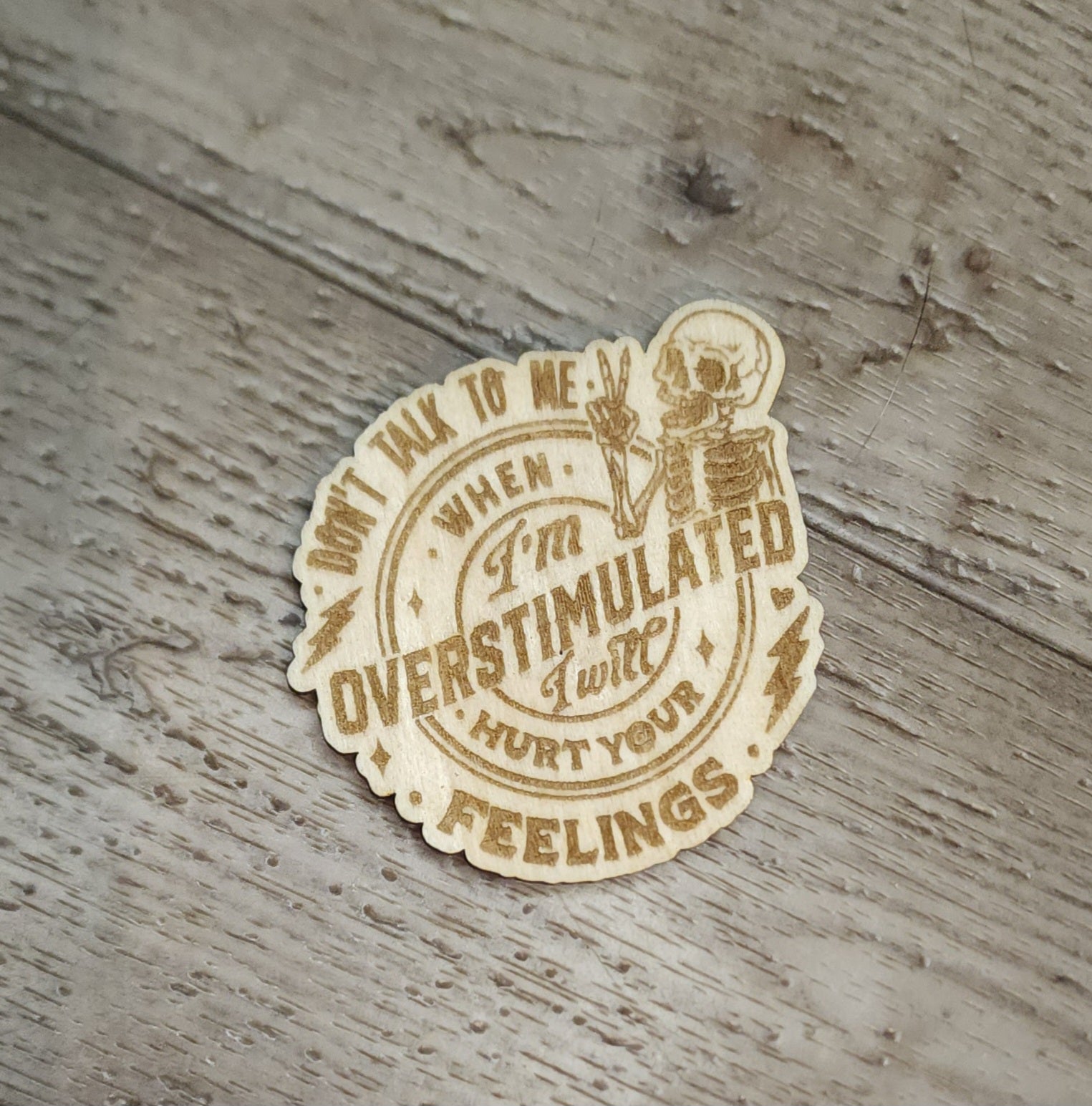 Quirky Skeleton Magnets - Overstimulated image