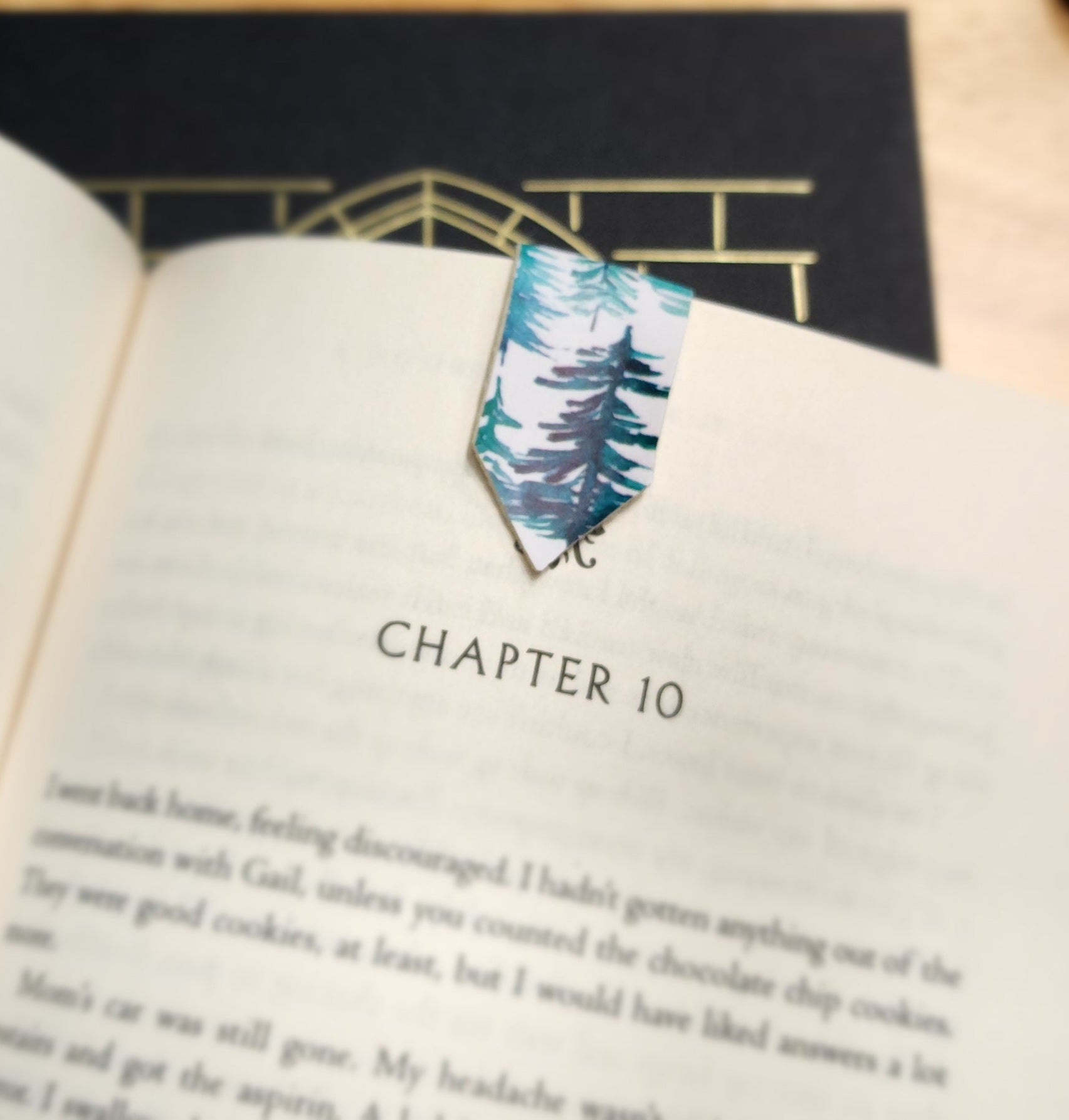 Magnetic Triangle Bookmarks - Trees image