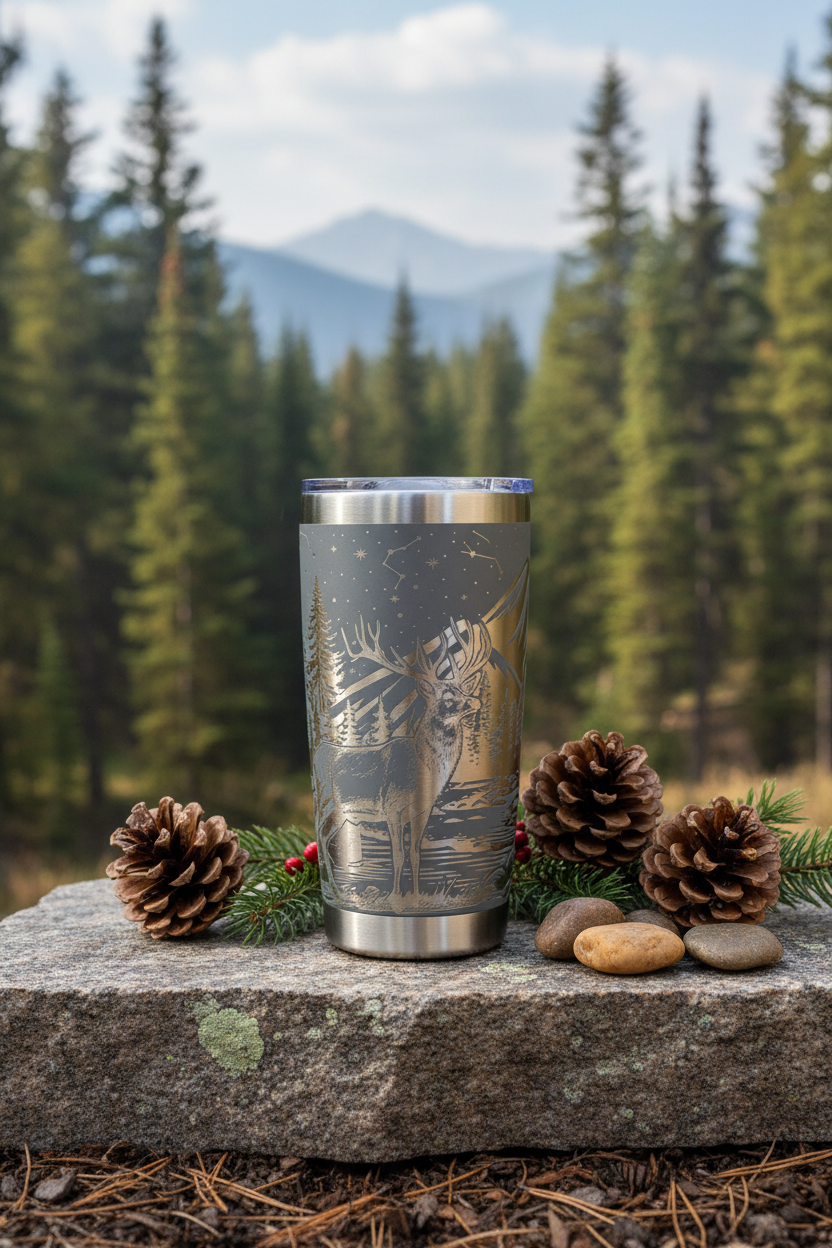 Elk Mountain Tumbler - Upright